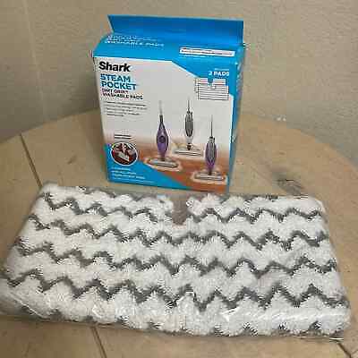 NWT 2 Shark Steam Pocket Mop Pads - Washable * Reusable  • 14.52£