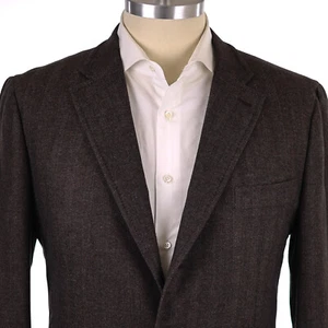 CURRENT $3,395 Isaia 'Dustin' Bronze Patch Pocket Half-Lined Men's Jacket US 46R - Picture 1 of 13