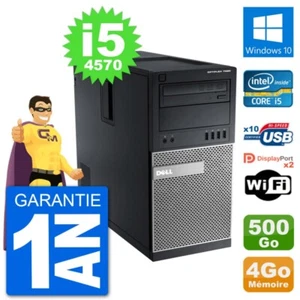 PC tour DELL 7020 Intel Core i5-4570 RAM 4Go Festplatte 500Go Windows 10 Wifi - Bild 1 von 3