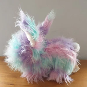 Build A Bear Workshop soffice peluche coniglio viola rosa verde bianco - Foto 1 di 7