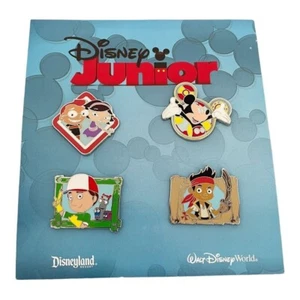 Disney Parks Junior Booster 4 Pin Set Handy Manny Mickey Mouse Clubhouse - Picture 1 of 6