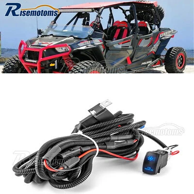 Kit de interruptor de anulación de ventilador universal ATV UTV para Polaris RZR Ranger Can Am X3 Honda Foto 1 de 4