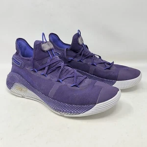Under Armour Curry 6 team Violet-Purple basketball shoe 3022893-500 Men Size 14 - Picture 1 of 12