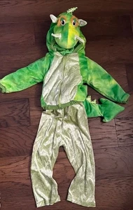Vintage Celebration Baby Dragon Costume Unisex Size 4T Hooded~Halloween - Picture 1 of 1