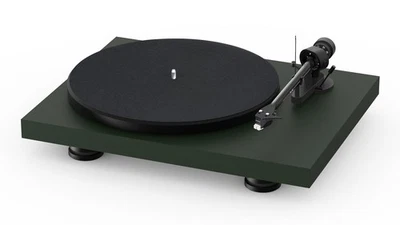 Pro-Ject Debut Carbon EVO Turntable with Sumiko Rainier Cartridge (Satin Green) - Image 1 of 3