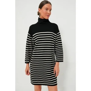 Tuckernuck Pomander Place Size Large Striped Durand Rollkragen Kleid - Bild 1 von 6