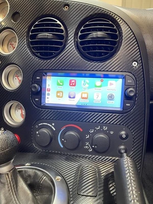 6.8" For Dodge Viper 2003-2006 Android Auto CarPlay Bluetooth Car Stereo GPS SWC - Image 1 of 4