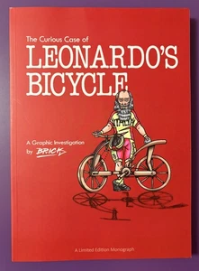 El curioso caso de la bicicleta de Leonardo, novela gráfica, firmada por Brick, en muy buen estado+ - Imagen 1 de 4