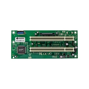 ST46 PCIe x1 vers 2-PCI Card Slot ASM1083 Bridge Card Drive Free Plug and Play - Picture 1 of 5