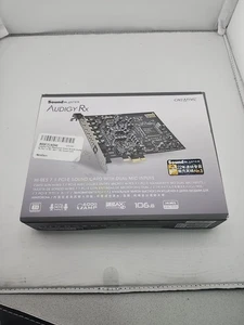 Creative 70SB155000001 Sound Blaster Audigy Rx PCIe 7.1 Sound Card Dual Mics In - Picture 1 of 5
