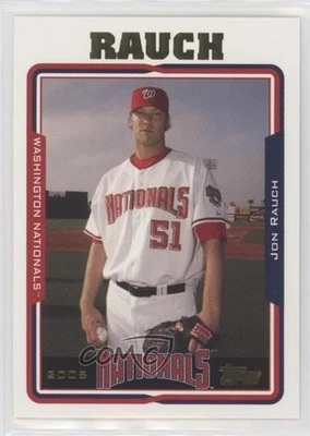 2005 Topps Washington Nationals Box Set Jon Rauch #38 - Image 1 of 2