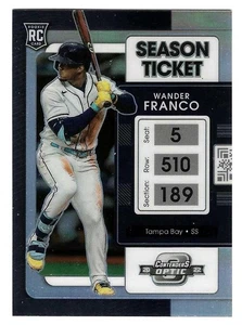 Wander Franco Panini Chronicles Contenders Optic Holo Rookie 2022 - Tampa Rays - Imagen 1 de 2
