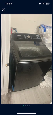 Samsung Washer Dryer set, 4.5 cu. ft. top load washer 7.2 cu. ft. electric dryer - Image 1 of 4