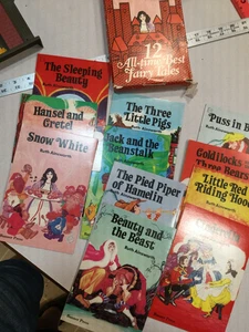12 all time best fairy tales Banner Press lot of 12 storybook fairy tales vintag - Picture 1 of 5