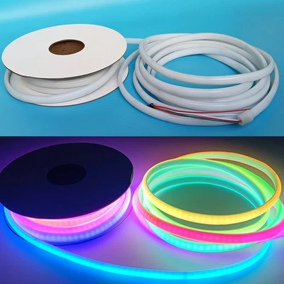 Ultra Bright 10m 24V WS2811 COB LED Strip Light Addressable RGB IP68 Dream Color - Image 1 of 4