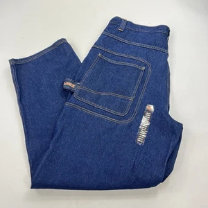 NWOT Vintage LUGZ Baggy Denim Carpenter Jeans 90s Y2K Hip Hop Size 40x34 Skater - Picture 1 of 13
