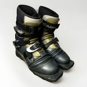 SCARPA T2 75mm Nordic Telemark Ski Boots - Mondo 230 - Blue And Gray - Picture 1 of 24