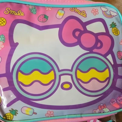 Fiambrera para niños Hello Kitty escuela rosa niña nueva 2023 Foto 1 de 4