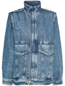 FRAME Power Denim Jacket / Blue - Picture 1 of 5