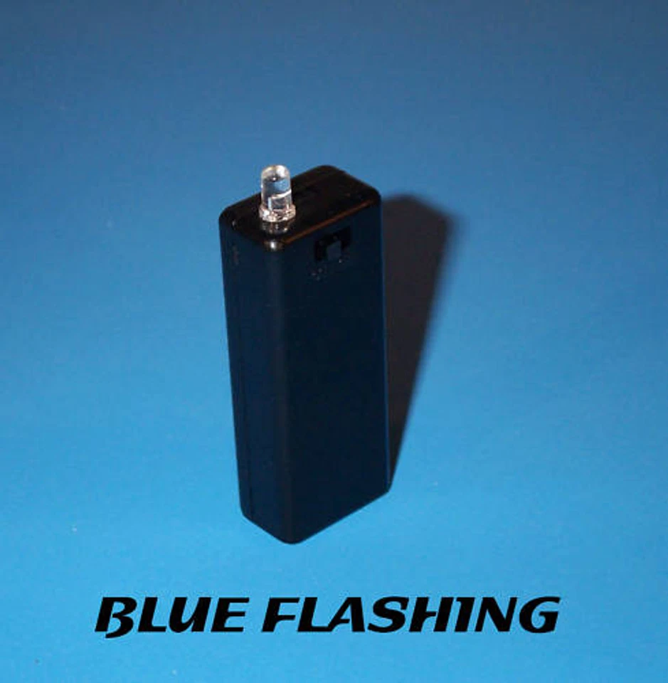 FAKE CAR ALARM LED LIGHT - BLUE BLINKING AA BATTERY
