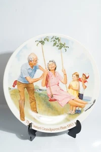 Knowles The Csatari Grandparent Collector Plate #C3375 Multicolor Porcelain 8.5" - Picture 1 of 4