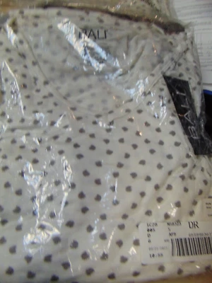 Bali Pajama set sleepwear Super Soft rayon Sleep Wear Small dots   LACE BOTTOM - Image 1 of 2