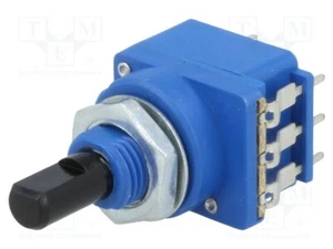 Potentiometer: mit schalter Achse: D Schnitt WH16BK-1-B100K Ko - Picture 1 of 1