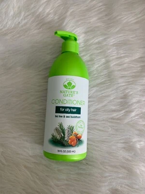 Nature's Gate Tea Tree Buckthorn Oily Hair Conditioner Vegan Pump 18 OZ - Image 1 of 4