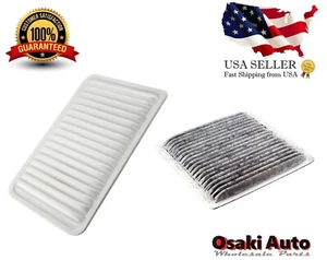 Filtro de aire del motor + filtro de cabina de carbono para Toyota Highlander 2001-07 no híbrido - Imagen 1 de 1
