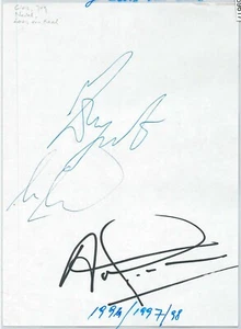 59617 - SPORT AUTOGRAPH - FOOTBALL - F.C. BARCELLONA:   Nadal, van Gaal, Ćirić - Imagen 1 de 1