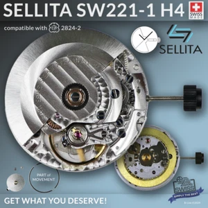 MOVEMENT SELLITA SW221-1 H4, AUTOMATIC (compatible with ETA 2824-2 - Picture 1 of 2