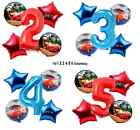 Folienballon CARS günstig Kaufen-Cars McQueen Folienballon Auto Ballons Für  2 3 4 5 6 Junge Geburtstag Party