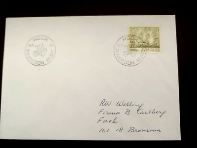 1973 CYCLING FDC CANCELLATIONS RINGSJON RUNT SWEDEN SCHWEDEN SVERIGE K1 - Image 1 of 2