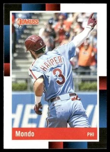 Carta da baseball Bryce Harper 2022 Donruss #251b Philadelphia Phillies - Foto 1 di 2