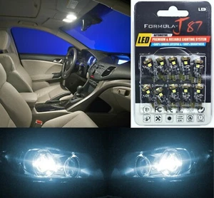 Canbus Error LED Light 168 White 6000K Ten Bulbs Dashboard Gauge Cluster Lamp EO - Picture 1 of 12