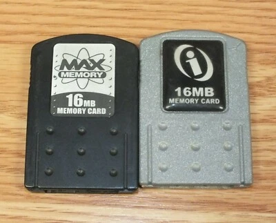 Max Memory / InterAct 16MB Memory Card For Sony PlayStation 2 (PS2) **READ** - Image 1 of 3