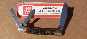 Zwilling J.A. Henckels Folding Pocket Knife Hand Honed Solingen Germany - Picture 1 of 12