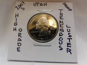 2007 S Proof Utah State Quarter Brilliant-Gem-High Grade-FREE SHIPPING - Picture 1 of 2