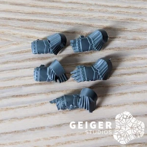 Warhammer 30K Space Marine Bits | Cataphractii Terminator Power Fists 5pc | HH - Picture 1 of 1