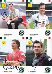 Hannover 96 - Saison 2007/08, 9 Autogrammkarten mit Originalunterschrift! - Bild 1 von 1