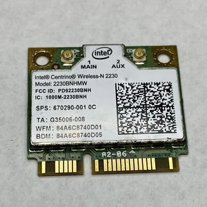intel centrino advanced-n 2230BNHMW Wireless+ BLUETOOTH 4.0 WiFi MINICARD - Picture 1 of 2