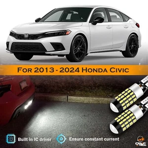2 x Backup Reverse Light 921 T15 LED Bulb For 2013 - 2023 2024 Honda Civic White - Bild 1 von 10