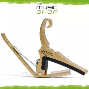 Kyser Quick Change Acoustic Guitar Capo, Gold - KG6GA - Picture 1 of 4
