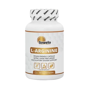 L-Arginine – Vegan Capsules – Libido, Muscle Pump & Recovery Support – Sowelo - Zdjęcie 1 z 10