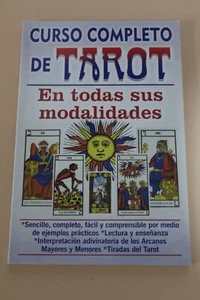 BOOK LIBRO CURSO COMPLETO DE TAROT Lectura Arcanos Salud Suerte Proteccion tar - Picture 1 of 2