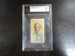 1909 E95 Philadelphia Caramel # 2 Bill Carrigan Card Beckett 2 Boston American