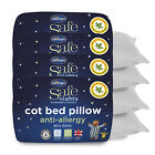 Silentnight Safe Nights Cot Bed Pillow 4 Pack Toddler Nursery Kids Child Baby