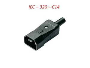 3 Polos Tetera Macho Alta Calidad IEC Dj Principal Conector C14 10A Enchufe GB - Imagen 1 de 1