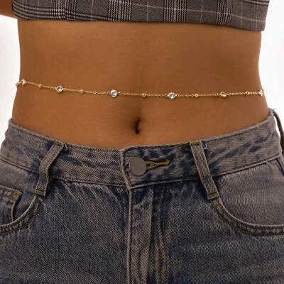 Мода женщин талии живота тела цепочка классический бикини сексуальный сглаза пляж цепочка - Изображение 1 из 4