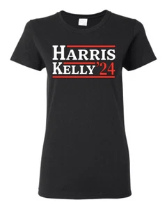 Kamala Harris Mark Kelly 2024 Democrat VP Vice President USA Womens Shirt - Picture 1 of 9